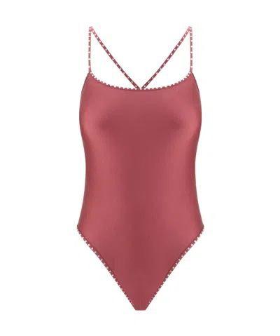 OSEREE OSÉREE EMBELLISHED ONE-PIECE SWIMSUIT