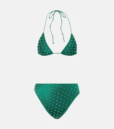OSEREE OSÉREE GEM EMBELLISHED BIKINI