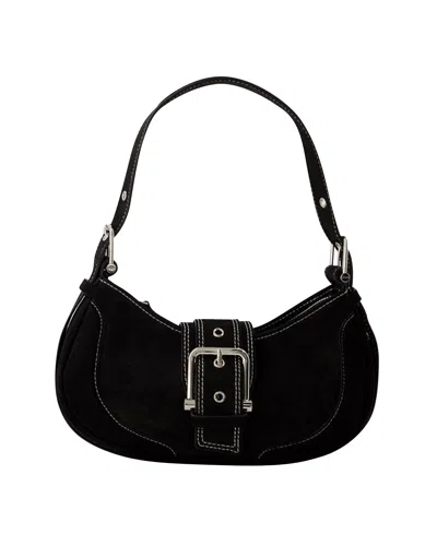 OSOI HOBO BROCLE BAG - OSOI - LEATHER - BLACK