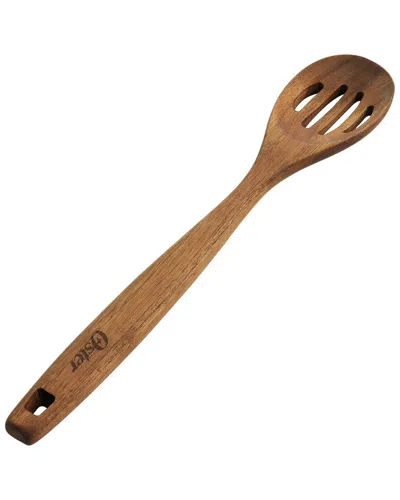 OSTER DNU AUR DISCONTINUED OSTER ACACIA WOOD SLOTTED SPOON COOKING UTENSIL