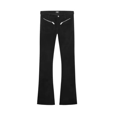 OTHER UK MEN'S BLACK 024 FLARED MCKAGAN ZIP PANTS