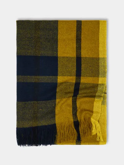 OTHERWAYS HANDWOVEN YAK CHECK BLANKET (79IN/2M)
