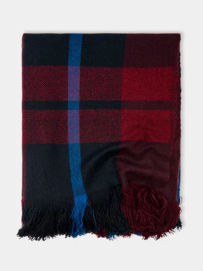 OTHERWAYS HANDWOVEN YAK CHECK BLANKET (79IN/2M)