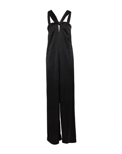 OTTOD'AME OTTOD'AME WOMAN JUMPSUIT BLACK SIZE 12 VISCOSE