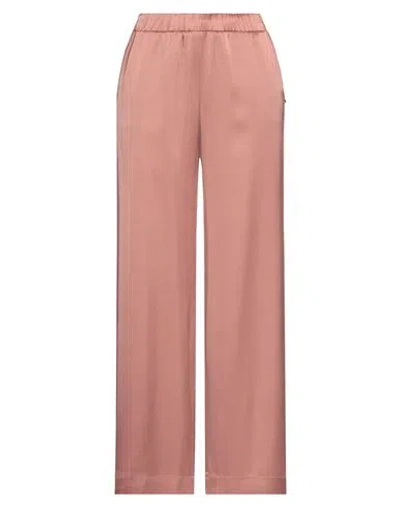 OTTOD'AME OTTOD'AME WOMAN PANTS RUST SIZE 8 VISCOSE