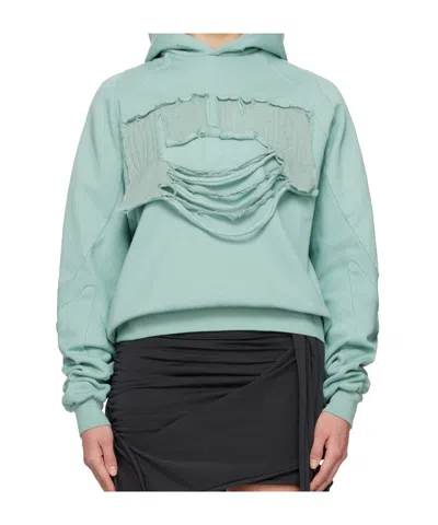 OTTOLINGER DISTRESSED MULTILINE HOODIE