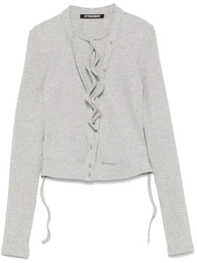 OTTOLINGER DOUBLE-CLOSURE CARDIGAN