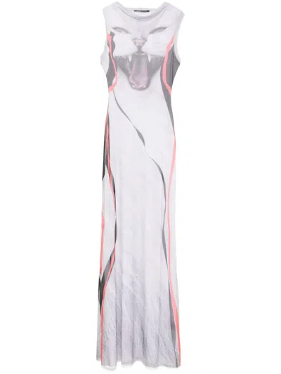 OTTOLINGER MESH MAXI DRESS