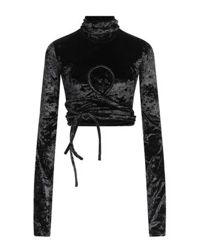 OTTOLINGER OTTOLINGER WOMAN TOP BLACK SIZE S POLYESTER, ELASTANE