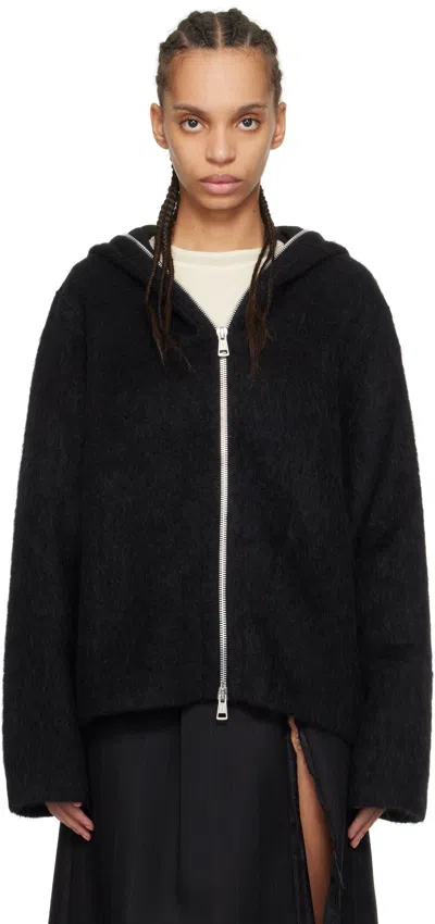 OUR LEGACY BLACK FULL ZIP HOODIE