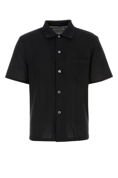 OUR LEGACY BLACK POLYESTER BLEND SHIRT