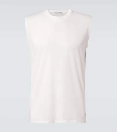 OUR LEGACY BREATHE COTTON JERSEY TANK TOP