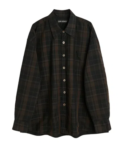OUR LEGACY OUR LEGACY BORROWED BUTTON-UP SHIRT