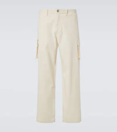 OUR LEGACY MOUNT STRIPED COTTON CARGO PANTS