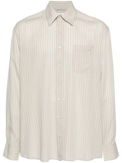 OUR LEGACY NEUTRAL ABOVE TENCEL SHIRT - MEN'S - TENCEL™ LYOCELL (LENZING)/MOTHER OF PEARL