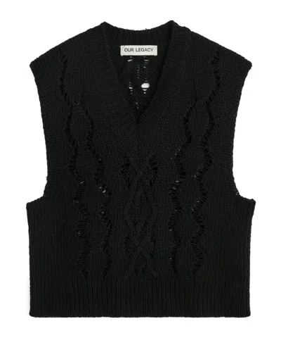 OUR LEGACY OUR LEGACY CABLE MICHIGAN TANK TOP