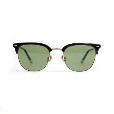 OUT EAST EYEWEAR WOMEN'S CULLODEN SUNGLASSES - BLACK / OLIVE LENS