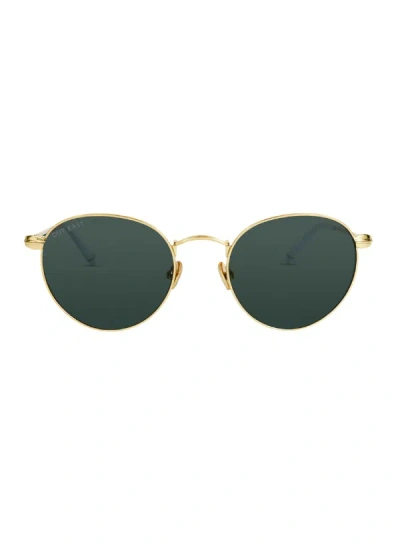 OUT EAST EYEWEAR WOMEN'S NEUTRALS / GOLD HALSEY SUNGLASSES