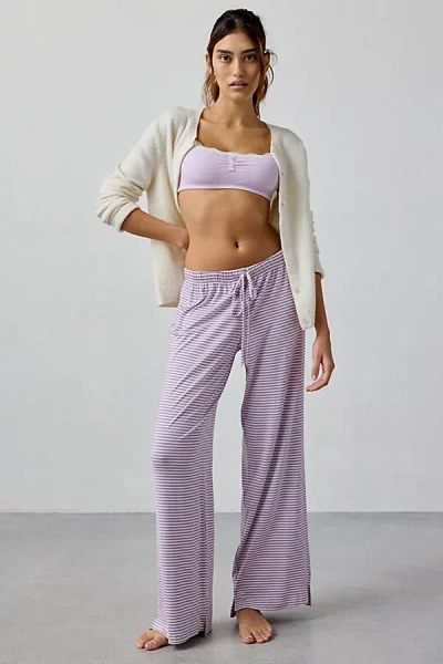 OUT FROM UNDER WILLA EASY PULL-ON LOUNGE PANT IN PURPLE, WOMEN'S AT URBAN OUTFITTERS