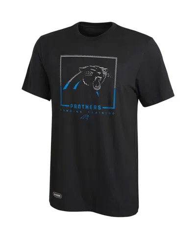 OUTERSTUFF MEN'S BLACK CAROLINA PANTHERS COMBINE AUTHENTIC CLUTCH T-SHIRT