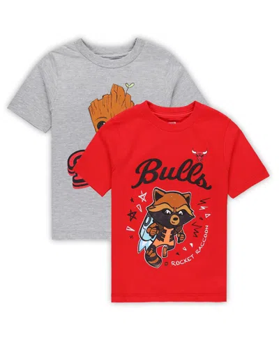 OUTERSTUFF PRESCHOOL 2-PIECE CHICAGO BULLS GUARDIANS OF THE GALAXY T-SHIRT SET