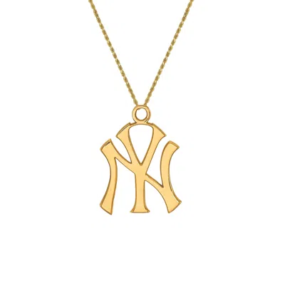 OUTOFOFFICE WOMEN'S GOLD VERMEIL NEW YORK CHARM NECKLACE