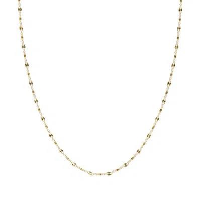OUTOFOFFICE WOMEN'S SOPHIA CHAIN NECKLACE DELICATE GOLD FILLED THIN WITH EXTENDER EXTENSION