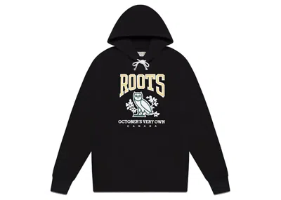 OVO MEN'S OVO X ROOTS HERITAGE HOODIE IN BLACK