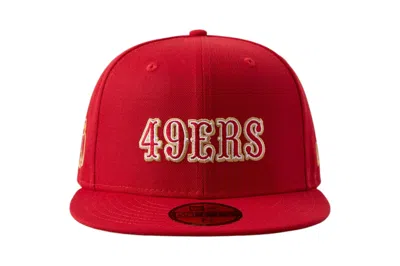 OVO OVO X NFL NEW ERA SAN FRANCISCO 59FIFTY CAP RED