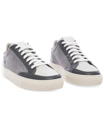 P448 MEN'S SOHO PERFORATED LOGO LOW-TOP SNEAKERS