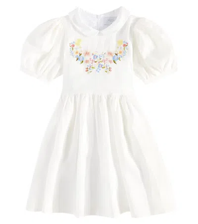 PAADE MODE EMBROIDERED LINEN DRESS