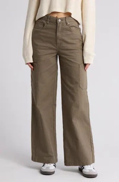 PACSUN PACSUN HIGH WAIST WIDE LEG CARGO PANTS