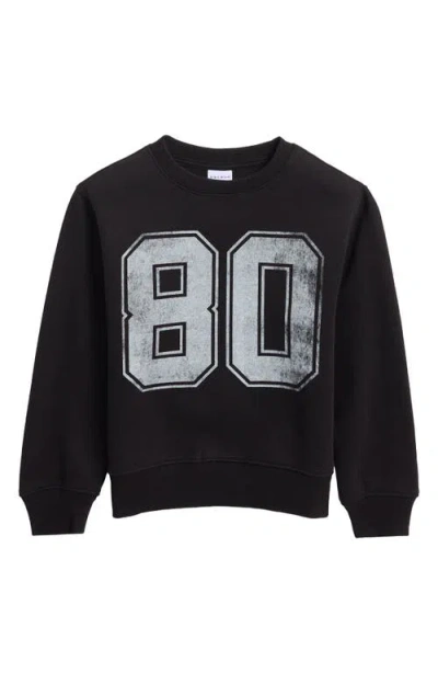 PACSUN PACSUN KIDS' 80 DISTRESSED FLEECE GRAPHIC SWEATSHIRT