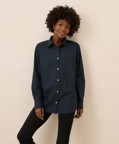 PACT PACT ORGANIC COTTON ALL DAY POPLIN CLASSIC SHIRT