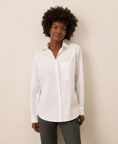 PACT PACT ORGANIC COTTON ALL DAY POPLIN CLASSIC SHIRT