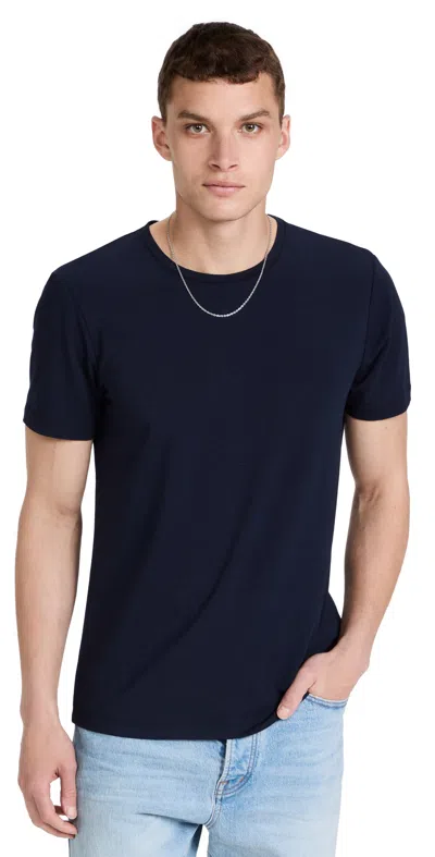 PAIGE CASH CREW NECK TEE DEEP ANCHOR NAVY