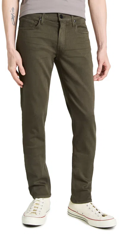 PAIGE LENNOX TRANSCEND SLIM JEANS RIVER MOSS