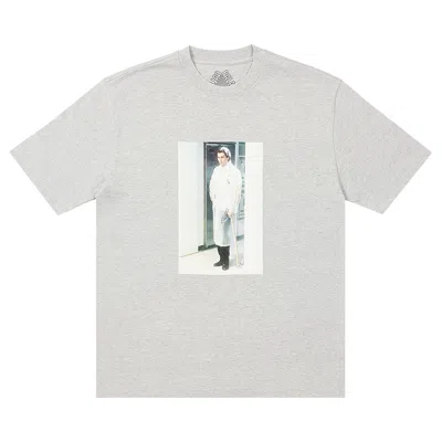 PALACE PALACE AMERICAN PSYCHO T-SHIRT 'GREY MARL'