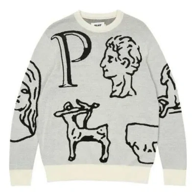 PALACE Palace Archaeology Knit Sweater 'White'