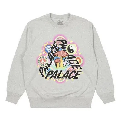 PALACE Palace Bun 5G Crew Sweater 'Grey'