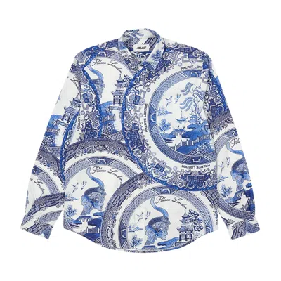 PALACE PALACE CHINA PLATE SHIRT 'NAVY'