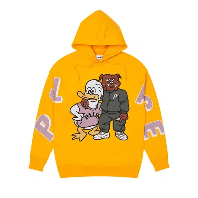 PALACE PALACE DOG AND DUCK DROP SHOULDER HOOD 'YELLOW'