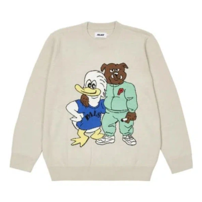 PALACE Palace Dog And Duck Knit 'Cream'