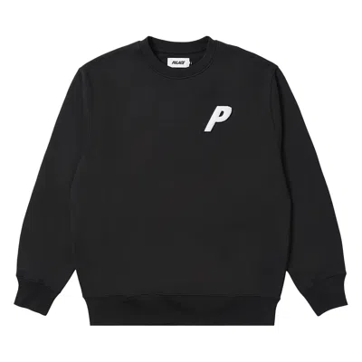 PALACE PALACE FLEECE TRI-FERG CREW 'BLACK'