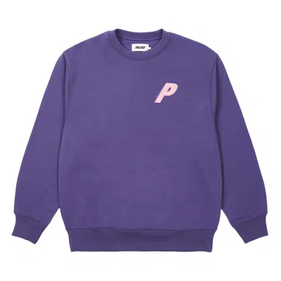 PALACE PALACE FLEECE TRI-FERG CREW 'PERFECT PURPLE' | MEN'S SIZE M