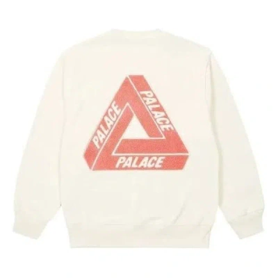 PALACE Palace Fleece Tri-Ferg Crew 'Soft White'