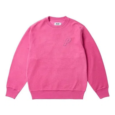 PALACE Palace Fw23 Reverse P-3 Crew Sweater 'Pink'