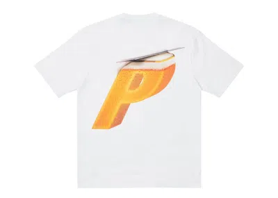 PALACE MEN'S PALACE STELLA ARTOIS PSKIM T-SHIRT IN WHITE