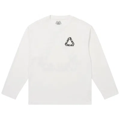 PALACE PALACE P3 LONG-SLEEVE 'WHITE'