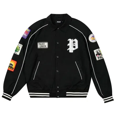 PALACE PALACE PATCHES COTTON BOMBER 'BLACK'